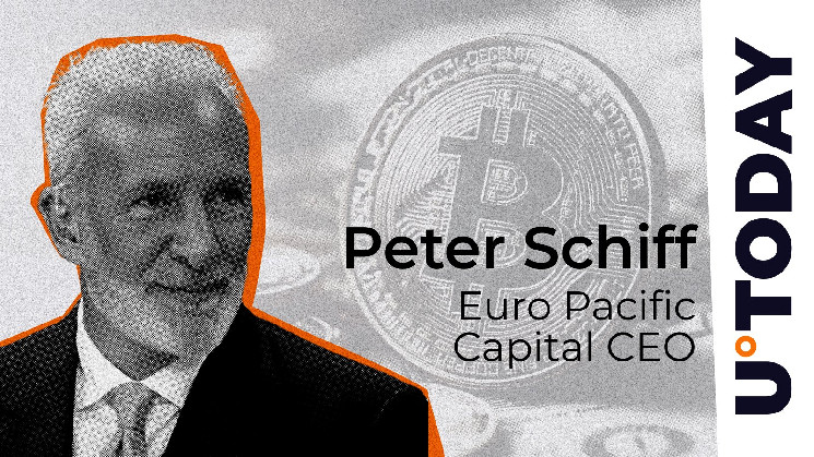 Peter Schiff reacts to a bitcoin drop as gold raises fresh records