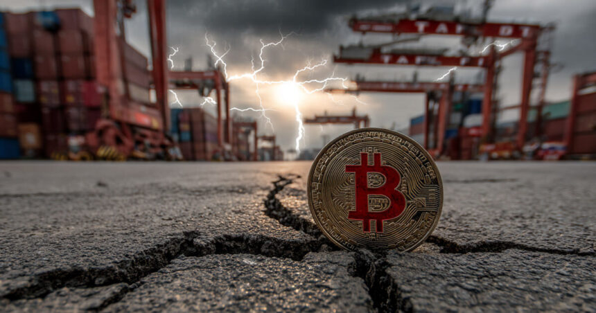 Bitcoin cuts down $9k as Trump's tariffs cause liquidation frenzy of over $1 billion
