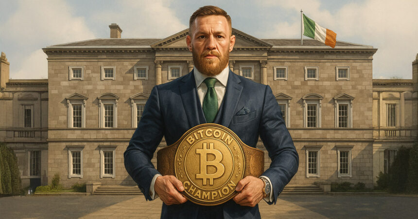 Conor McGregor shares the story of Ireland's Bitcoin Strategic Reserve to the public