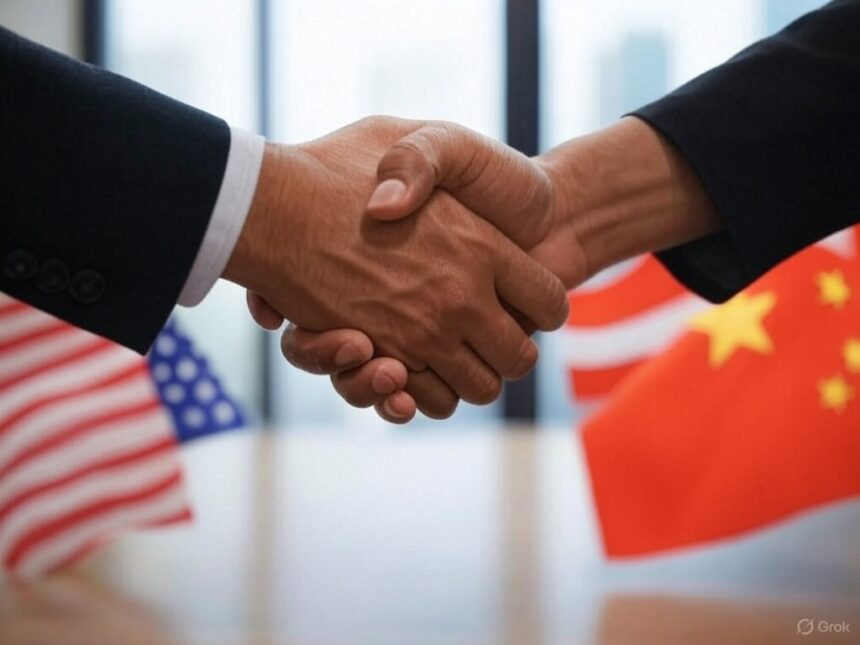 For China and the US, Bitcoin arrives at US$150,000. They reach an agreement