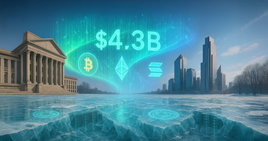 Bitcoin domination slips when Ethereum explodes after a record $4.39 billion inflow
