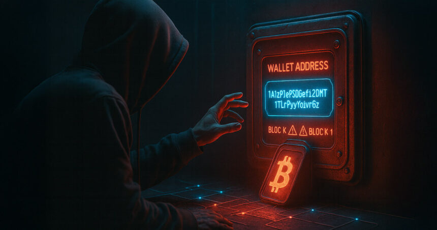 The scam targets dormant bitcoin wallets with fake legal notices