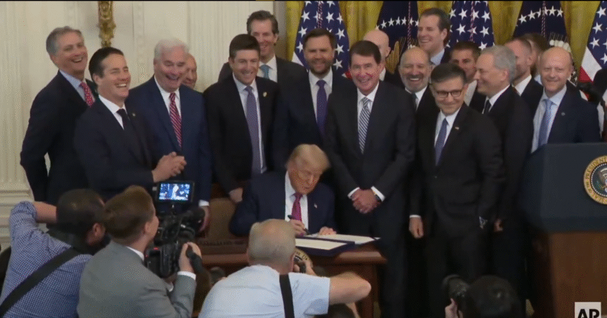 Stablecoins laws were ultimately signed by Trump