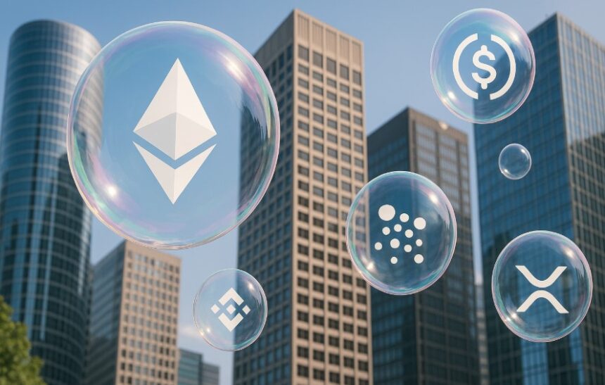 "Megabubble is formed from cryptocurrency."