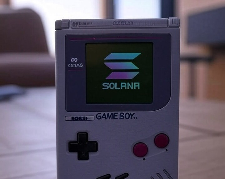 This is the PSG1, a portable video game console from Solana