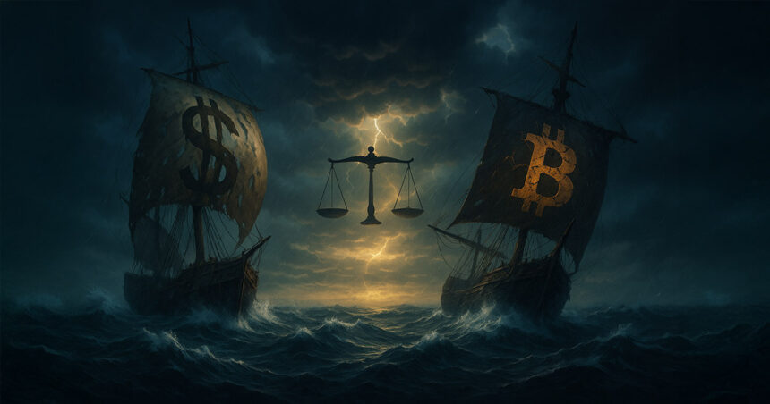Dollar dies won't win bitcoin