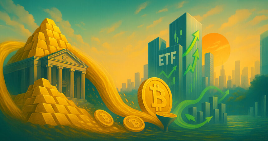 $4,000 Gold: Are we about to see a flood of “downgrade trades” on BTC ETFs?