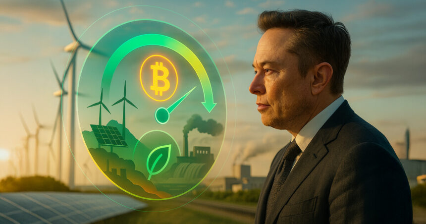 Elon Musk: 'You can't fake energy.' Is Bitcoin finally green enough for Tesla?