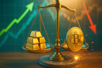 Why is the price of gold rising while Bitcoin is struggling?