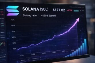 Solana staking hits all-time high