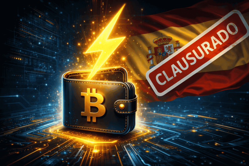 Satoshi's wallet interferes with storage service in Spain