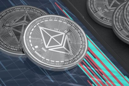 Picture of Ethereum coins