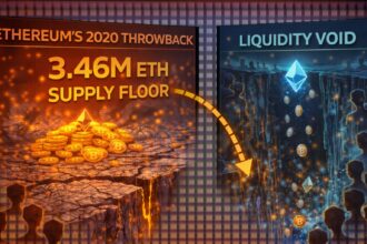 Ethereum’s 2020 Throwback: How A 3.46M ETH Supply Floor Creates A Liquidity Void