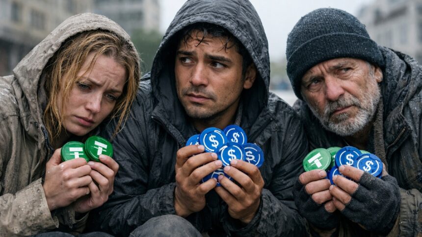 If the issuer goes bankrupt, stablecoin holders are no longer protected.