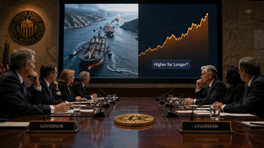 Global oil shock puts Fed on edge with days left until next meeting – what it means for Bitcoin