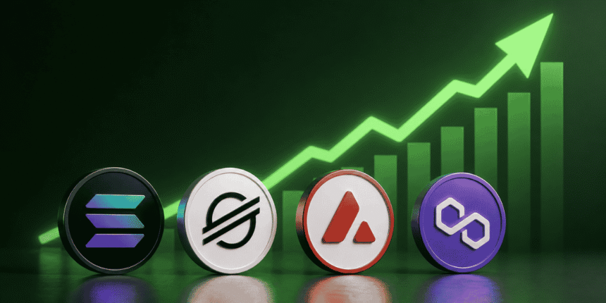 RWA growth redefines leadership for Solana, Stellar, Avalanche and Polygon