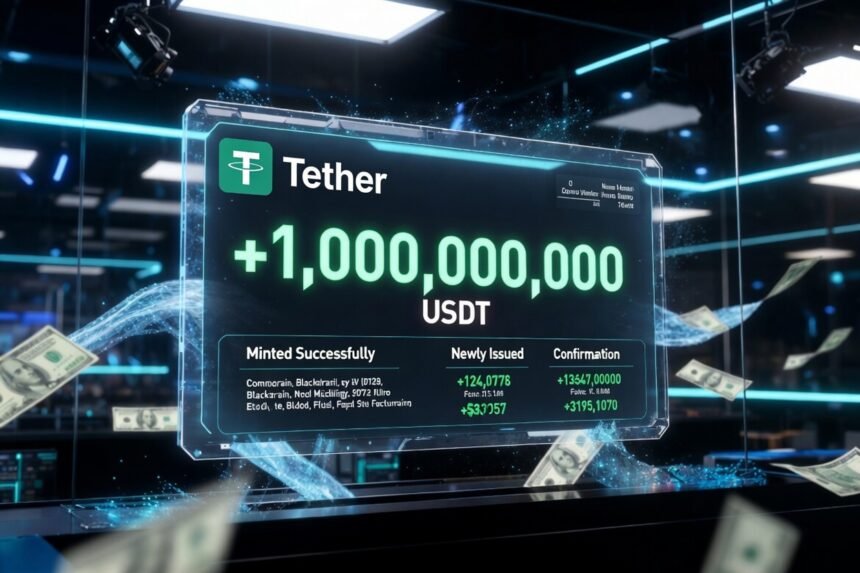 1 billion USDT was issued