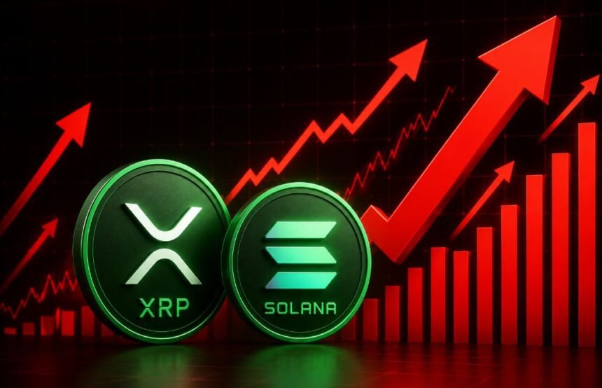 XRP and Solana made $120 million in a red week for crypto funds