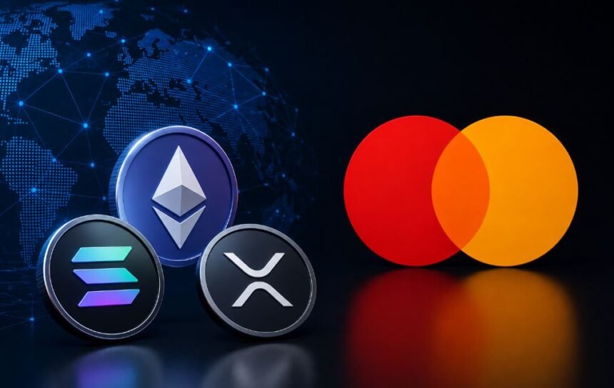 Launch of stablecoin payments on Mastercard, XRP Ledger, Ethereum, Solana, and other networks